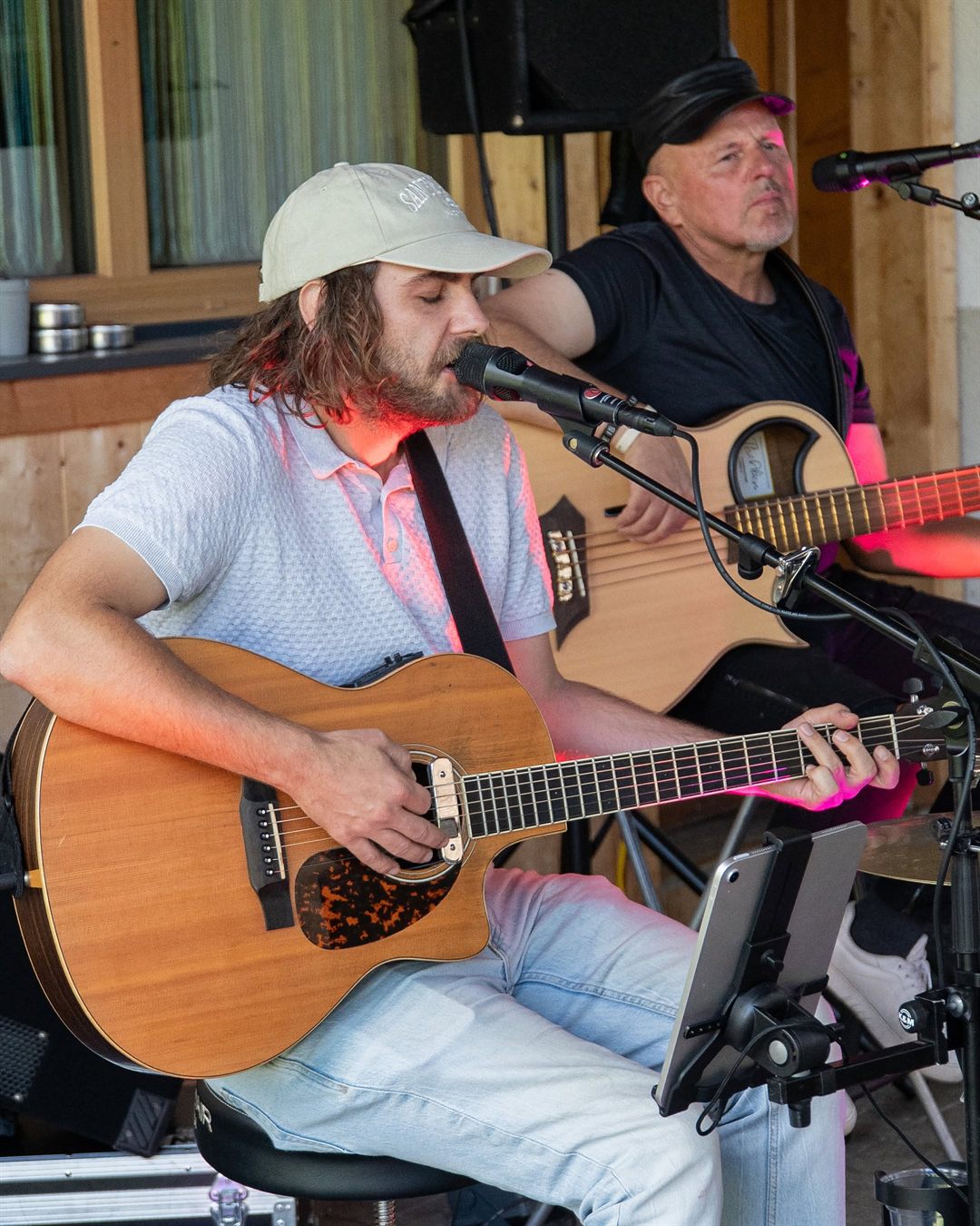 Live-Band am Abend